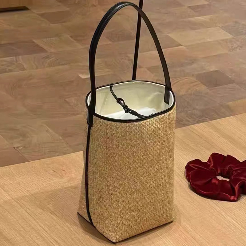 Women'S Raffia Bags - حقائب شاطئ صغيرة كلاسيكية من الرافيا
