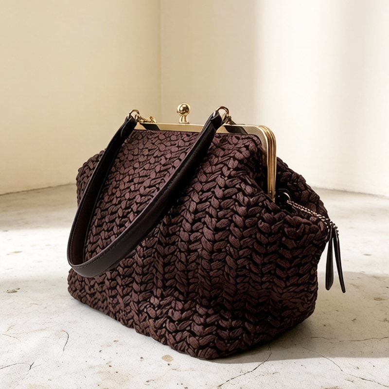 حقائب شاطئ من القش بإطار قفل ي - مراجعة Women'S Raffia Bags وسعره