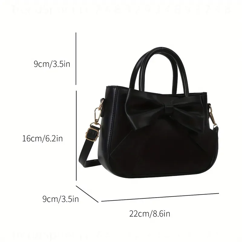 حقيبة يد أنيقة سوداء بفيونكة ل - مراجعة Women'S Bags Handbags وسعره