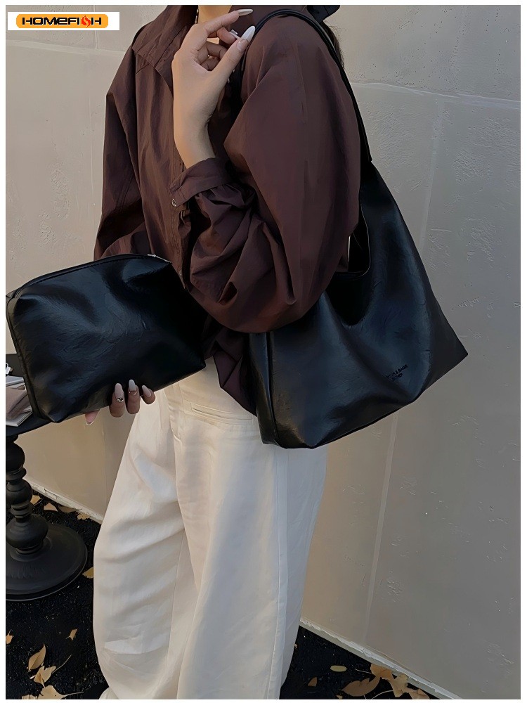 حقيبة كتف نسائية كبيرة بسيطة ب - مراجعة Women Bags 2026 Trends وسعره