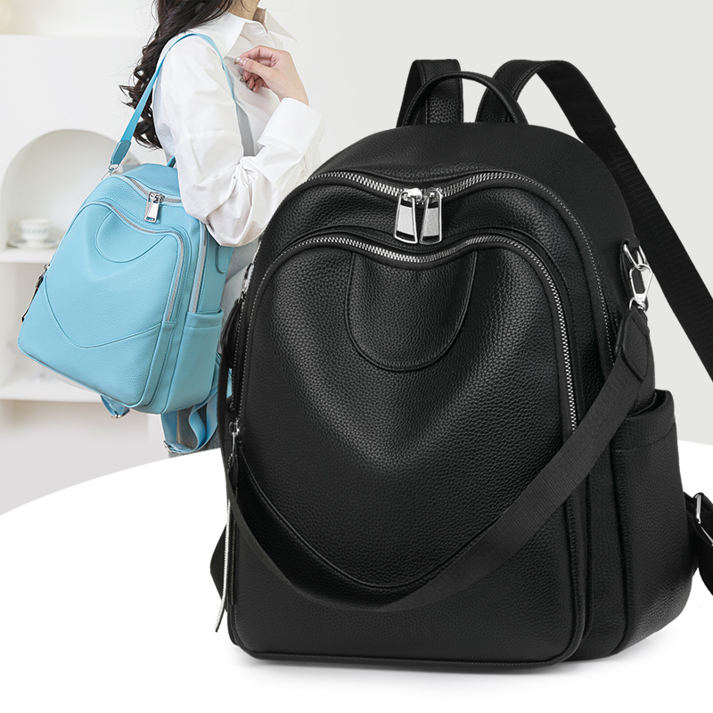 حقيبة ظهر نسائية جلدية ذات سعة - مراجعة Women Bags Ru وسعره