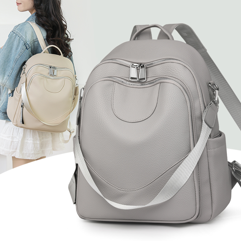حقيبة ظهر نسائية جلدية ذات سعة - مراجعة Women Bags Ru وسعره