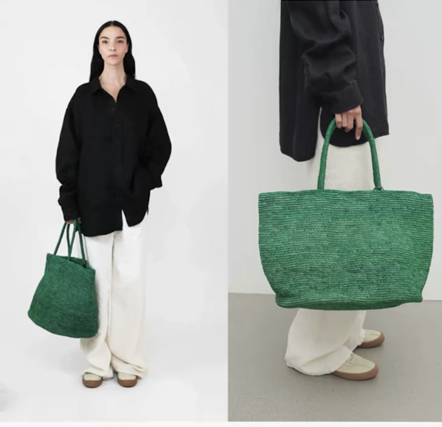 حقيبة يد نسائية جديدة لصيف 202 - مراجعة Women'S Raffia Bags وسعره