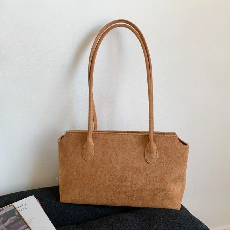 حقيبة الإبط من جلد الغزال البن - مراجعة Women Hand Bags For Office وسعره