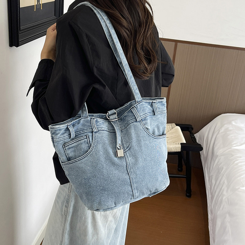أزياء الدنيم، بسيطة وعصرية، تح - مراجعة Women'S Young Bags وسعره